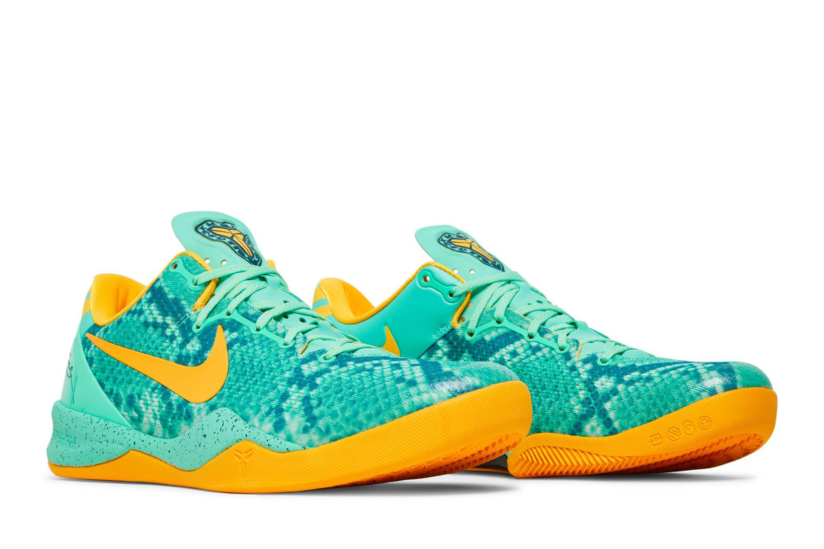 Nike Kobe 8 System Green Glow Laser Orange 555035-304