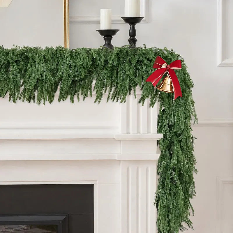 Artificial Pine Garland for Mantel Decor