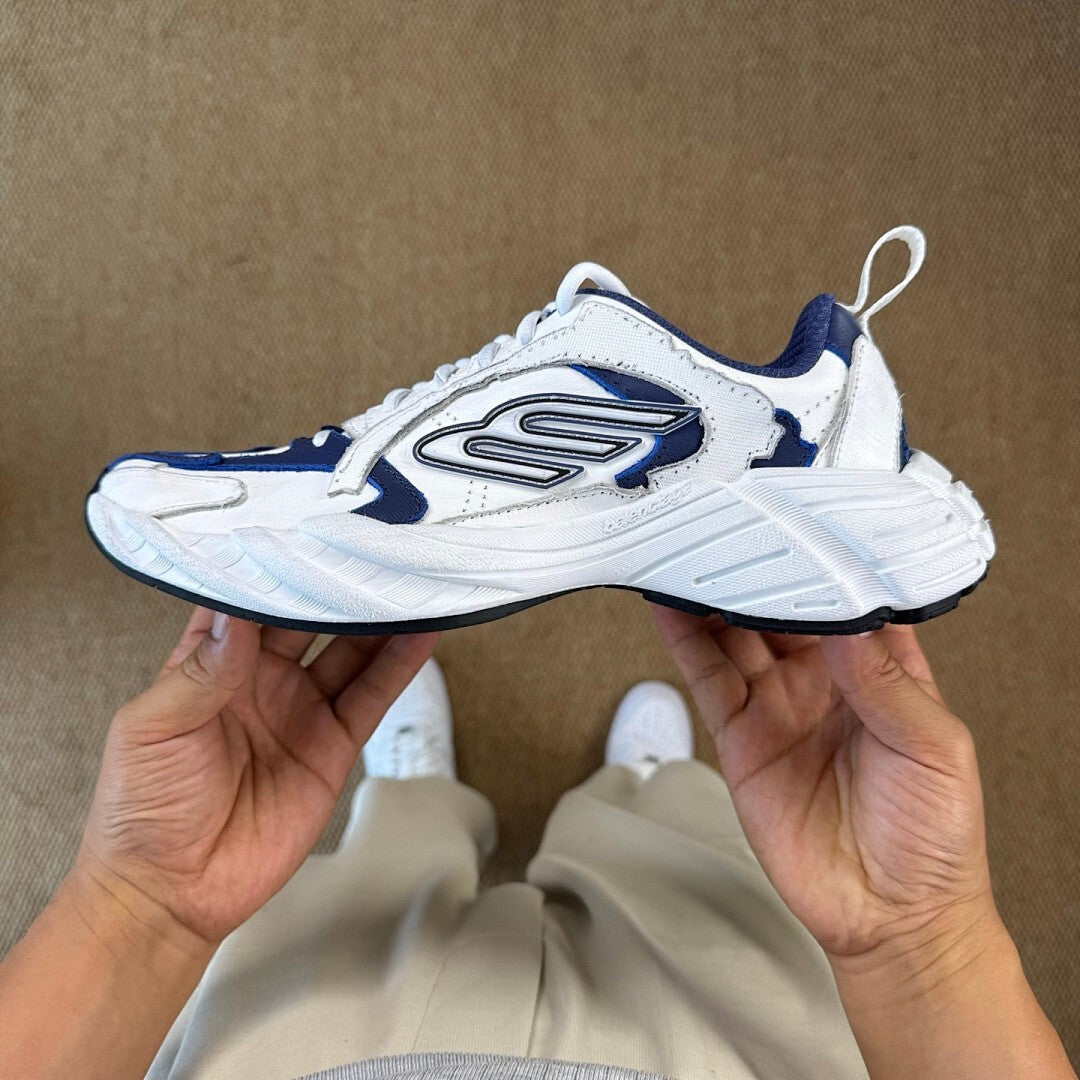 Skechers Arch Fit - Comfy Wave White Navy 149414