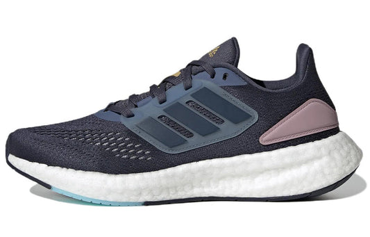 ( Women ) Adidas Pureboost 22 Shadow Navy Wonder Steel Magic Mauve HQ1460