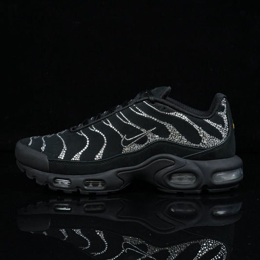 Nike Air Max Plus TN Black Crystal Rhinestone