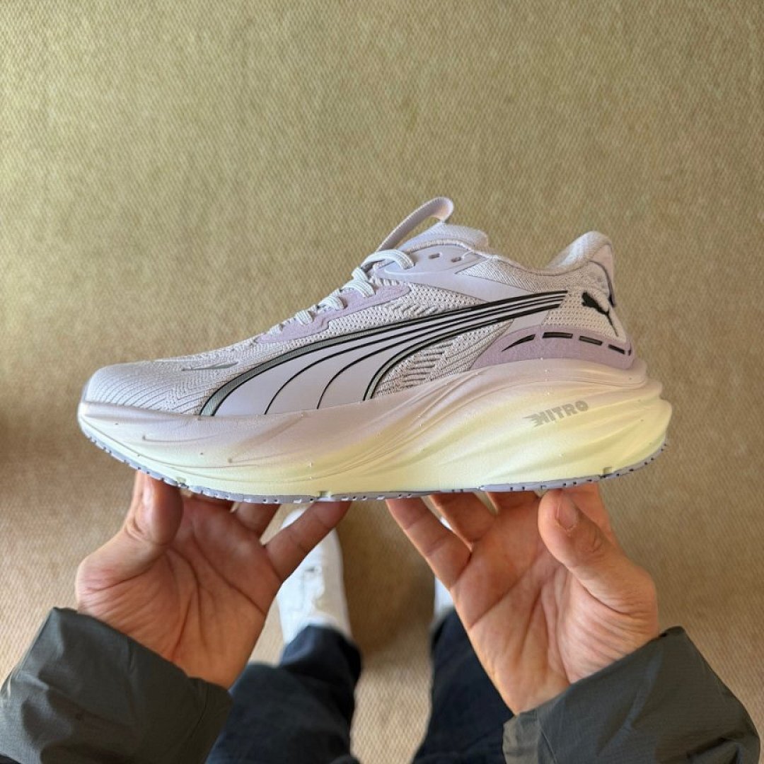 Puma Deviate Nitro 3 Women's Running Shoes Lavender Fog / Puma Black / Frosted Ivory (Product Code: 379471-01)