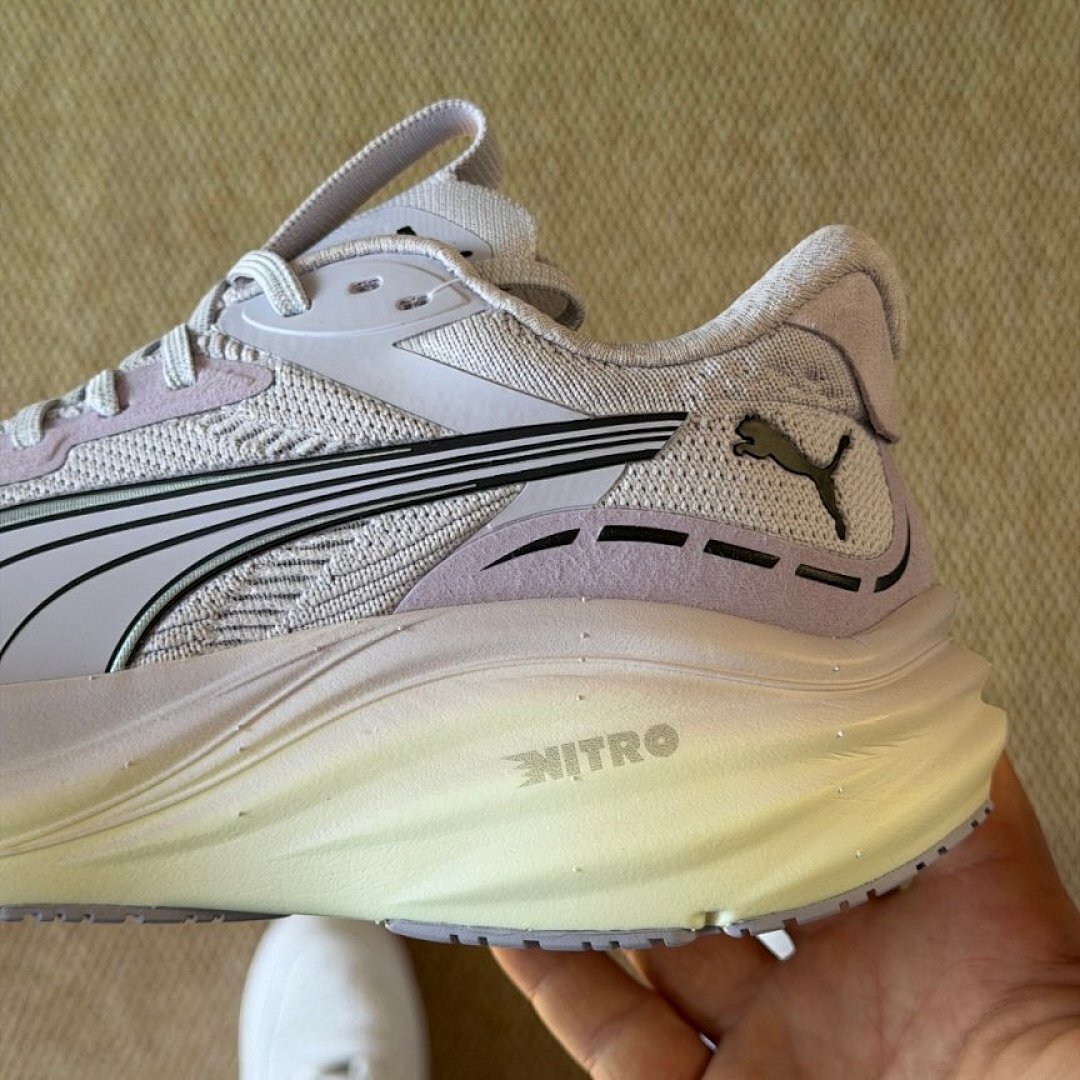 Puma Deviate Nitro 3 Women's Running Shoes Lavender Fog / Puma Black / Frosted Ivory (Product Code: 379471-01)