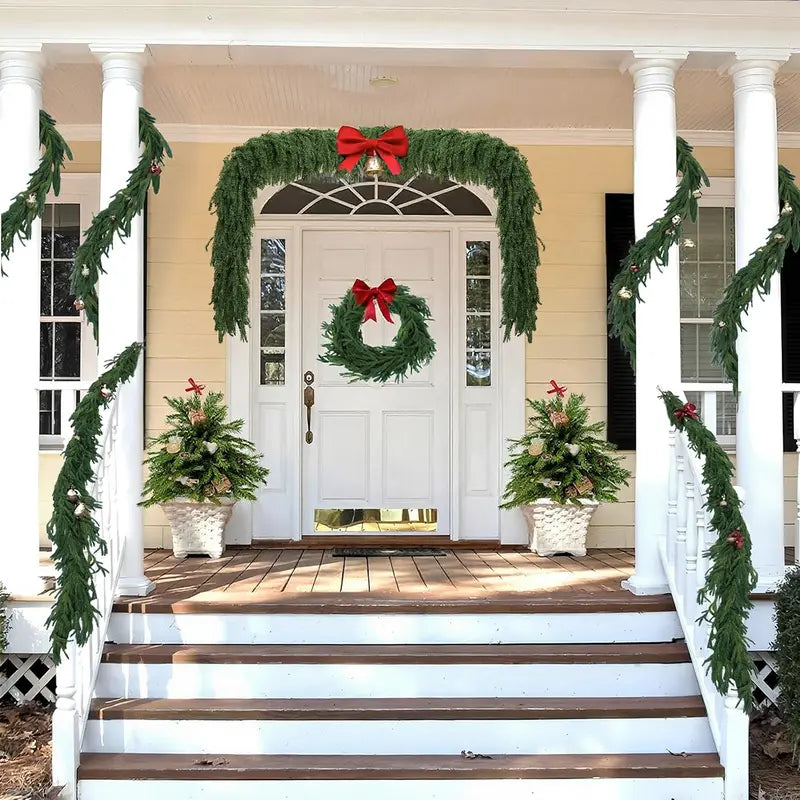 Artificial Pine Garland for Mantel Decor