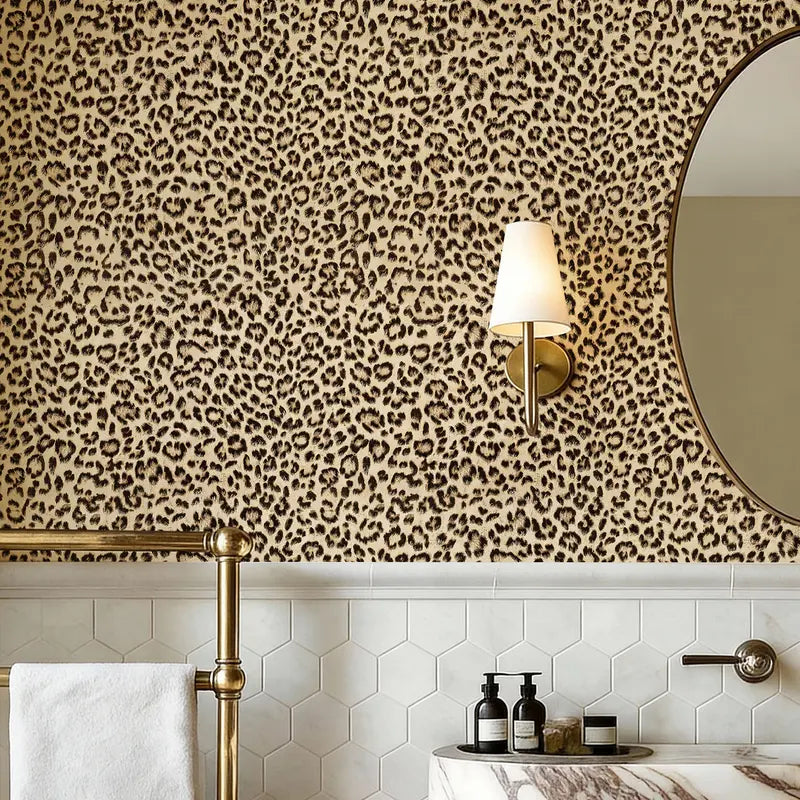 Leopard Spot Self-Adhesive Wall Covering Roll