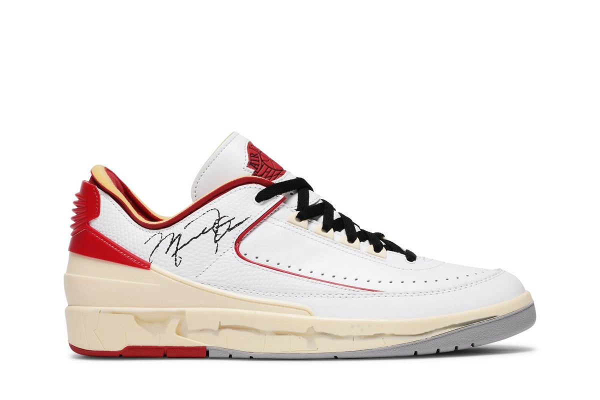 Off-White X Air Jordan 2 Retro Low SP White Red DJ4375-106