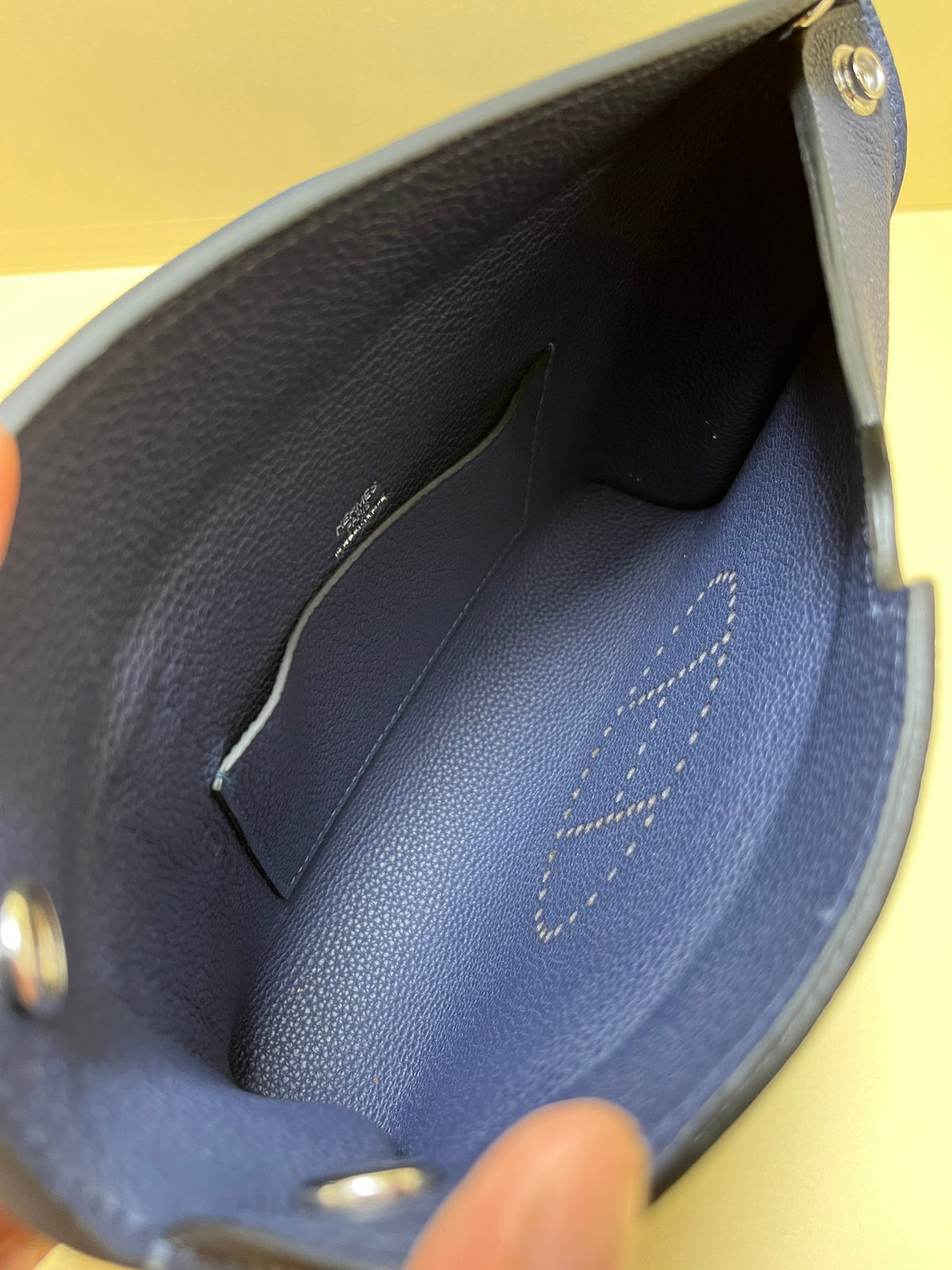 Hermès Evelyne 16 TPM Crossbody Bag - Deep Blue Leather