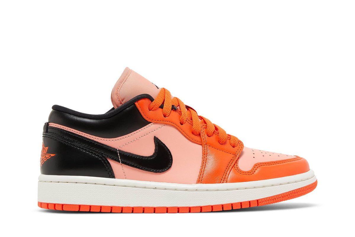 ( Women ) Air Jordan 1 Low S/E Orange Black DM3379-600
