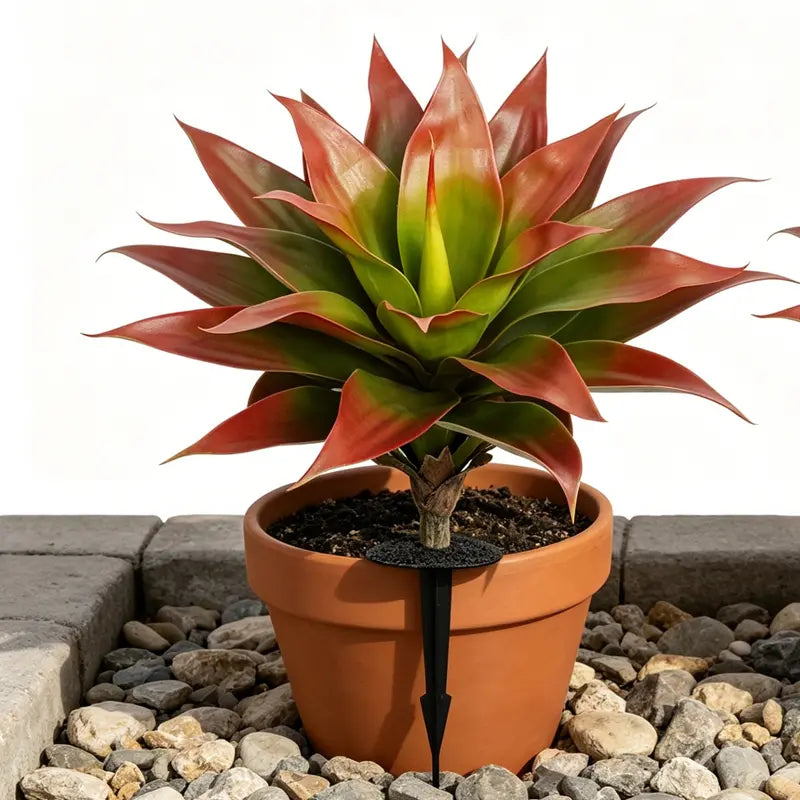 Artificial Agave Plant on Ground Stake