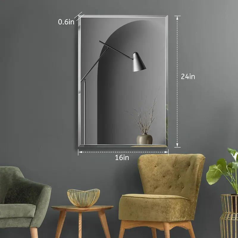 Frameless Wall Mirror Panels for Home Gym