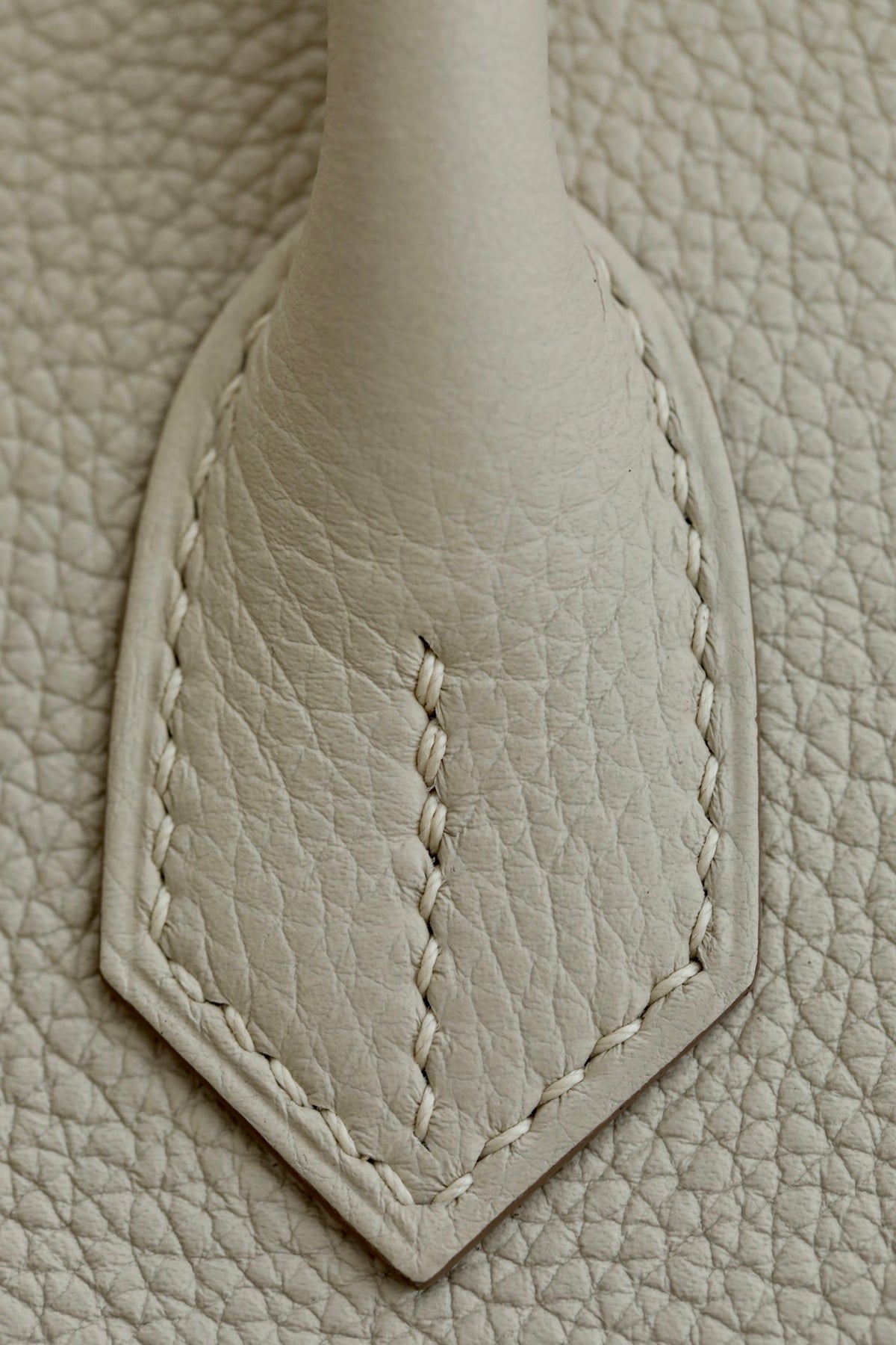 Luxury Cream Leather Handbag with Gold Hardware - Classic Top Handle Satchel